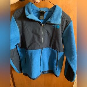 The North Face Kids Two-Tone Blue and Black Puffer Jacket